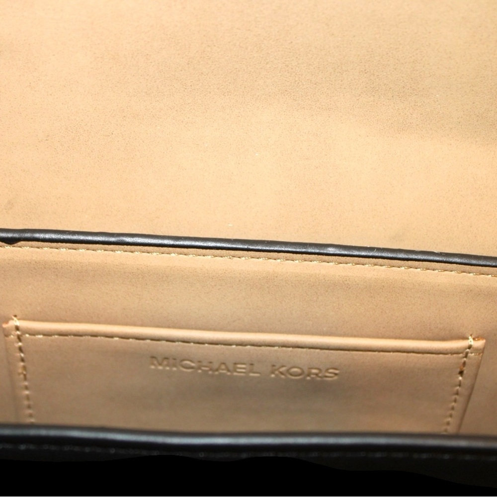 Michael Kors Belt Bag with Signature MK Embossed Goldtone Chain - NWT S/M & L/XL - Picture 11 of 15
